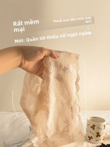 MiiOW | Quần lót tam giác mỏng mùa hè Ice Silk cho nữ MiiOW Cat Person Pure Cotton Antibacterial Crotch Không để lại dấu vết