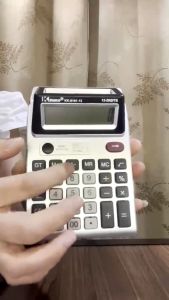 12 DIGIT Dual Display Electronic Calculator with Money Detector for Store Scientific And Student Use