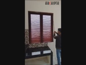 Sharp Point -  Wooden Blind Gorden Jendela Tirai Kayu Tropical
