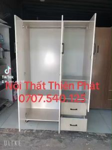 [ Hàng Chính Hãng ] Tủ Nhựa Đài Loan 3 cánh cửa mở ngang 1m05 và ngang 1m25 _Miễn phí ship hcm