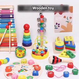 Dream Toy Shape Puzzle Color Geometric Board Jigsaw Wooden Blocks Educational Toys Gift Toys for Kids