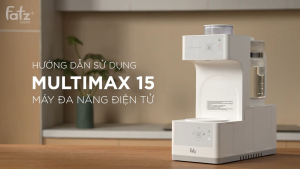 Máy Đa Năng (Đun & Hâm Nước Pha Sữa/ Rã Đông Sữa Lắc Sữa & Hâm Sữa Thông Minh) Multimax 15 FATZBABY