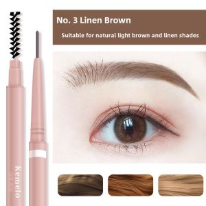 Kemelo Ultra Fine Eyebrow Pencil Waterproof Sweatproof Single Piece Grey Brown Black Natural Look Cosmetic Tool from China