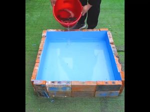 1000G with brush👍 Sealant Polyurethane waterproof coating for swimming pools fish ponds roofs cement crack wall repair Super Waterproof Glue Waterproofing Paint for Fish Pond Roof Leak water proof Sealant Repair Waterproof Paint