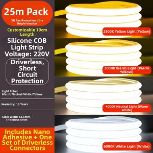 YUANMUXUAN | Wireless Remote Control Waterproof Self-Adhesive Linear LED Strip