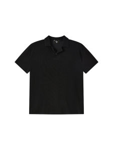 Áo Thun Nam Cổ Polo Tay Ngắn Màu Trơn Phong Cách Nhật Bản Cổ Điển Mùa Hè Thường Ngày Đa Năng Rộng Rãi Thoải Mái