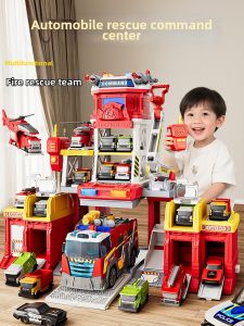 JIHU | Fire Station Rescue Command Toy 3-6 years