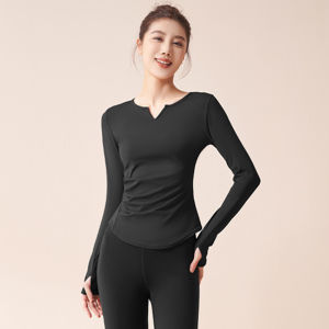 YANSE | Moisture-wicking Thin Fitness Clothing Long Sleeve Top And Loose Pants