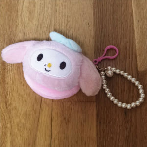 Túi Đựng Tiền Xu Bằng Vải Nhung Đính Ngọc Trai Hoạt Hình Dễ Thương Túi Xách Mini Di Động Cho Học Sinh Quà Tặng Phổ Biến