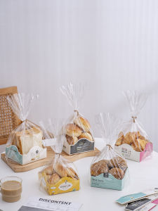 Bao Bì Bánh Mì Nướng 100 Bộ Bao Bì Giấy Đựng Bánh Bánh Quy Hộp Đựng Bánh Kẹo Phụ Kiện Nấu Ăn Nhà Bếp