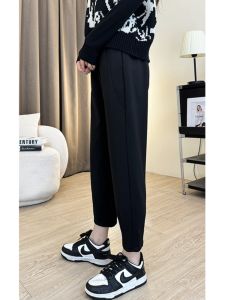 High Waist Straight Leg Harlan Pants Womens plus Size Casual Trousers  And Pear Shape Body Slimming Loose Fit Commute