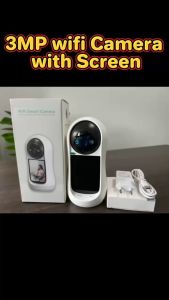 V380 PRO 2MP IPS HD Screen Wireless CCTV Indoor Home WIFI Connection Voice Assistant Bidirectional Video Call Cry Sound Detection 360 PTZ Motion Tracking Night Vision IP Camera Baby Monitor