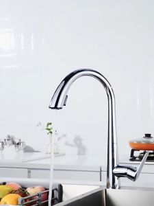 Kitchen Faucet Stainless Steel Anti-Leak & Water-Saving Design 360° Swivel COD