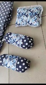 Baby Bed set 4 in 1 cotton with Mosquito Net.