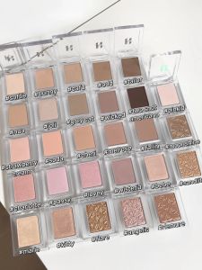 Pony Recommended Holika Holika Single Color Eyeshadow Pearl Matte Base Color Caterpillar Kitty/Bebe Eye Makeup Korean Beauty Tools