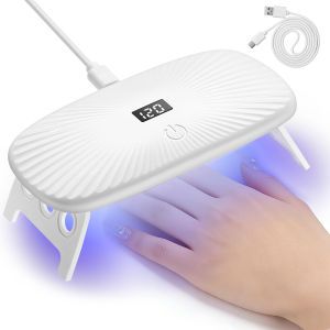 DianaBeauty 12LEDS UV LED Nail Lamp For Nails Nail Polish Drying Manicure Lamp Professional Gel Dryer Lamp With 4 Timer Settiing