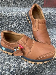 (COD) Sepatu kasual santai pria full kulit