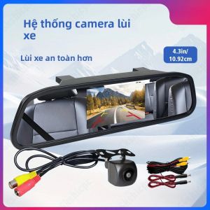 Bộ Camera Lùi 43 Inch Có Đèn Cảnh Báo Màu Đỏ Dành Cho Xe Bán Tải Xe Sedan Xe SUV - Cáp 6M Giúp Nâng Cao An Toàn Cho Xe.