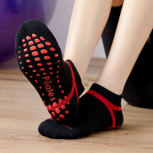 2023 Women Anti-slip Yoga Socks Ladies Fitness Pilates Socks for Women Professional Dance Pilates Ballet Cotton Socks for Gym
