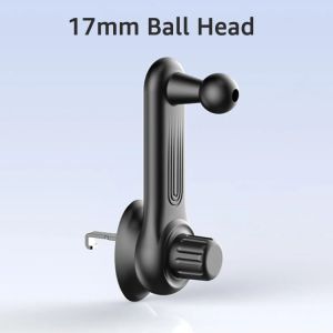 17mm Ball Head Air Vent Clip for Car Phone Holder Car Air Outlet Hook for Magnet Mobile Phone Bracket Gravity Phone Mount