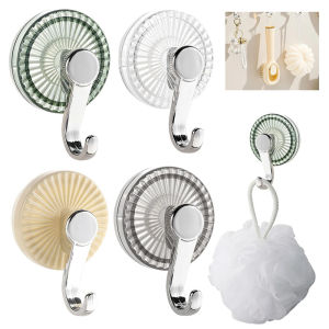 Suction Cup Hook Plastic Hook Utility Towel Bath Ceiling Hook Vacuum Glass Suction Shower Hook Nail Free Hanger for Wall Hanging