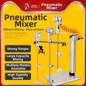 ULEMA | Handheld Automatic Lift Pneumatic Paint Mixer 50-55 Gallons