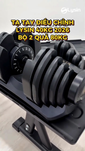 Tạ Điều Chỉnh Lysin 40kg – 17 Mức Trọng Lượng Điều Chỉnh Bằng Một Tay Tập Gym Tại Nhà Thể Thao Gym Home Tập Luyện Tăng Tốc