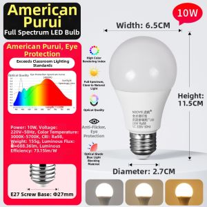 NIOYE | Full Spectrum Light Bulb E27 Smart Bulb
