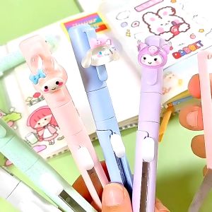 Gunting Pisau Pen Kartun Sanrio Pelajar Lipat Pemotong Kertas DIY Pen Ceramic Sanrio Scissors Carving Knife Student Hand Account Ceramic Folding Pen Art Knife 卡通笔形三丽鸥剪刀刻刀学生用手账美工刀折叠式刻纸刀DIY手工陶瓷笔刀 E391