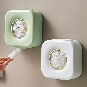 Chinatera Wall Mounted Fresh Keeping Bag Storage Box Disposable Food Cover Storage Container Kitchen Organizer for Plastic Elastic Bag