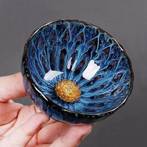 QIUZHISE | Ceramic Petal-shaped Teacup