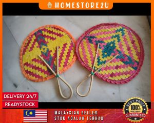 Kipas tangan doorgift mini angin buluh sate cantik kraftangan murah rotan Bamboo hand fan manual deco craft rattan gift Custom Made Hand Fan Rotating Fan Rotator Fan - Lazada