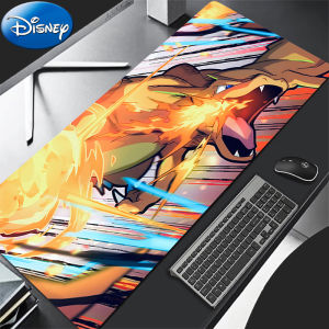 Bandai | Anime Computer Mouse Pad 90x40cm P-Pokemon Charizard Gamer MousePads Gaming pc Mousepad Soft Desk MausePad Keyboard Mouse Carpet