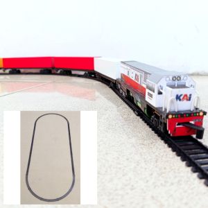 Kereta Api Indonesia Lokomotif CC201 Rangkaian Gerbong Kontainer