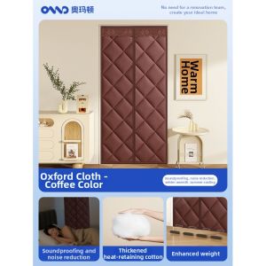 AOMADUN | Soundproof Magnetic Door Curtain Noise Reduction Insulating