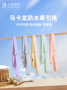 Waterproof Pet Leash Small Dog Walking Rope PVC Coated Extendable Cat Leash Outdoors Traveling Rope for Small And Medium Dogs