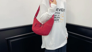 EchoBliss ใหม่ Lulu กระเป๋าฮอร์นกระเป๋าสะพายไหล่เดียวกระเป๋าเกี๊ยวผู้หญิงออกแบบเฉพาะความรู้สึกกระเป๋าพระจันทร์กระเป๋าถือ