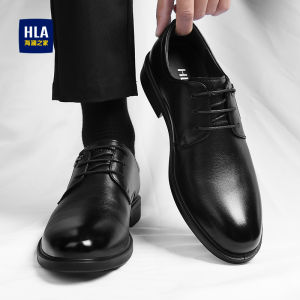 HLA | Leather Mens Shoes Business Formal
