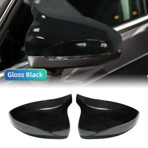 2X Carbon Fiber Style Car Side Rear View Mirror Cover Direct Replace Cap for Audi A3 S3 8V RS3 2014-2019