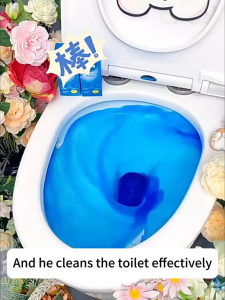 🔥No more bacteria🔥 toilet bowl cleaner Toilet cleaning stick 150g Toilet Cleane Blue Bubble Odor Removal Sterilization 马桶清洁棒 Gentle Formula cleaner concentrated bathroom clean individual packaging