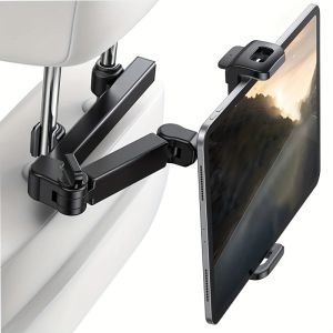 Universal Car Tablet Holder Adjustable Headrest Mount Cradle Compatible with iPad Pro Air Galaxy Tabs Other Tablets Cell Phones