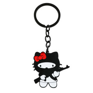 Sanrio การ์ตูนตลก Hello Kitty Key CHAIN Sweet Cool Hello Kitty พวงกุญแจสําหรับเพื่อนเครื่องประดับจี้อุปกรณ์เสริม