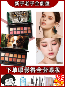 Long-Lasting Waterproof Eyeshadow Palette 12 Colors Pearl Matte Earth Tones Student Affordable Makeup Natural Stereo Contour Correction