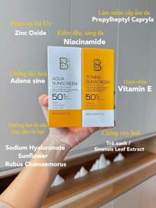 KEM CHỐNG NẮNG NÂNG TONE DƯỠNG ẨM - hàng CHÍNH HÃNG - SPF 50+ PA++++ cho da thường da khô