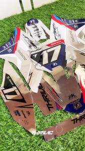 Decal CRF 150 L full body Chrome - Stiker Decal Variasi Honda CRF 150L