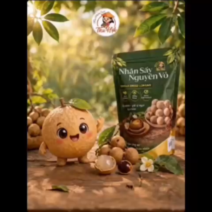 [TẶNG HỦ MẬT ONG] Combo 3 Túi Nhãn Sấy Nguyên Vỏ - Nhãn Sấy Khô Vị Ngọt Tự Nhiên | Đặc sản Bình Châu.
