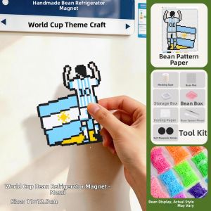 AIERLISHA | World Football Stars Cup Pixel Beads DIY Material Kit