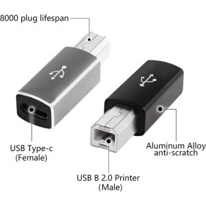 Đầu chuyển đổi Type C sang máy in máy FAX DAC USB 2.0 Type B