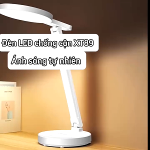 【FREESHIP】Đèn học để bàn XT89 đèn tích điện chống cận cảm ứng 3 chế độ sáng đọc sách gập 180 độ