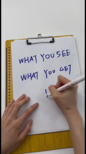 Wooden Clip Board Long Wood Clipboard with Scale Paper Folder Office Supplies